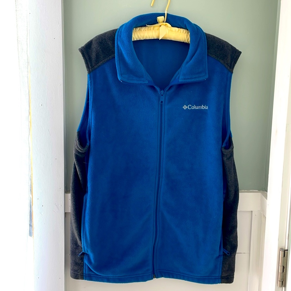 Men’s XL Columbia fleece vest